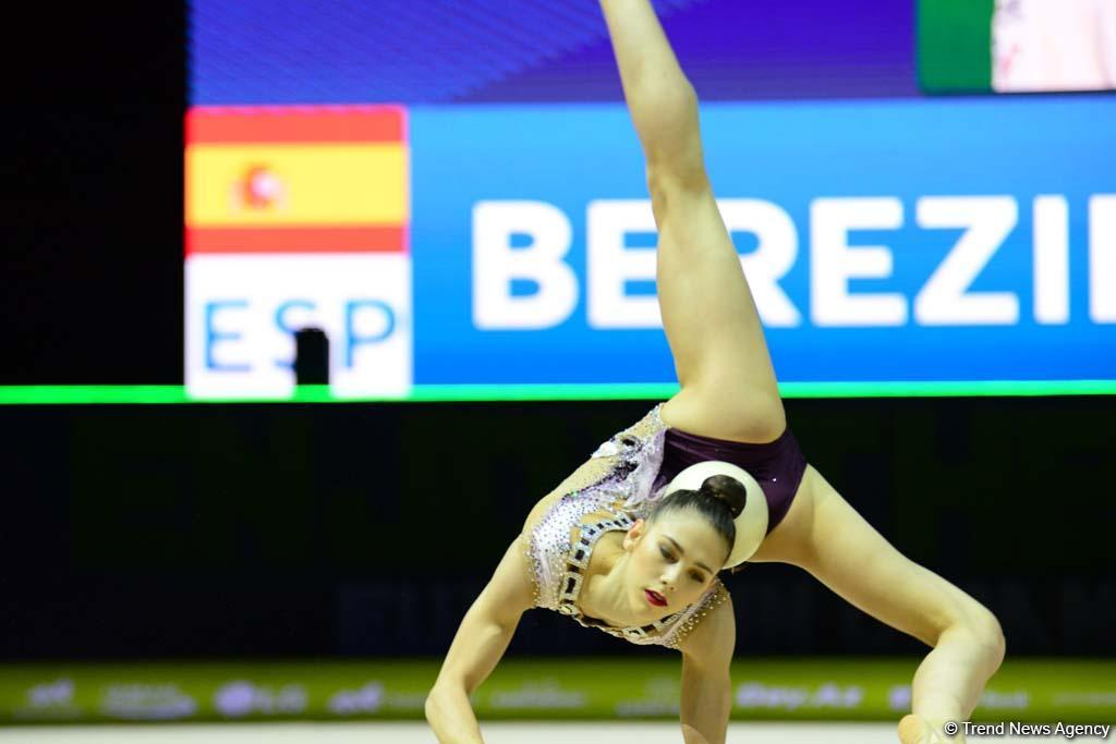 Bakıda bədii gimnastika üzrə 35-ci Avropa Çempionatının ikinci günü start götürüb (FOTO)