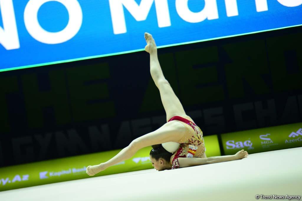 Bakıda bədii gimnastika üzrə 35-ci Avropa Çempionatının ikinci günü start götürüb (FOTO)