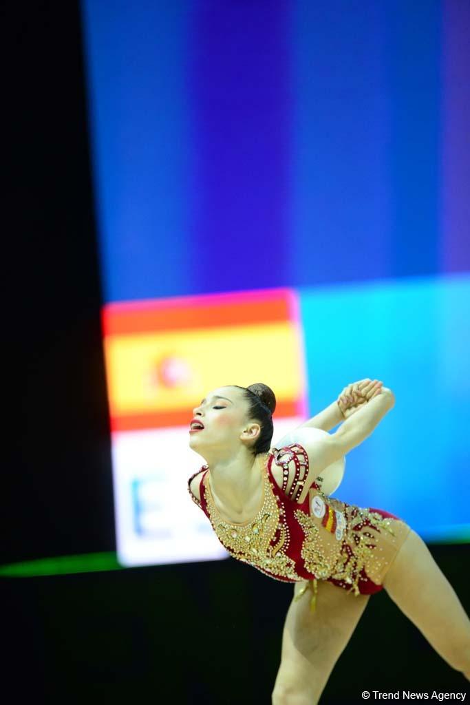Bakıda bədii gimnastika üzrə 35-ci Avropa Çempionatının ikinci günü start götürüb (FOTO)