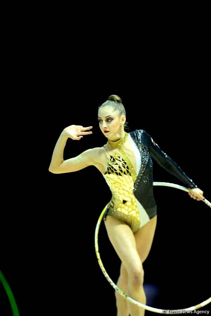 Bakıda bədii gimnastika üzrə 35-ci Avropa Çempionatının ikinci günü start götürüb (FOTO)