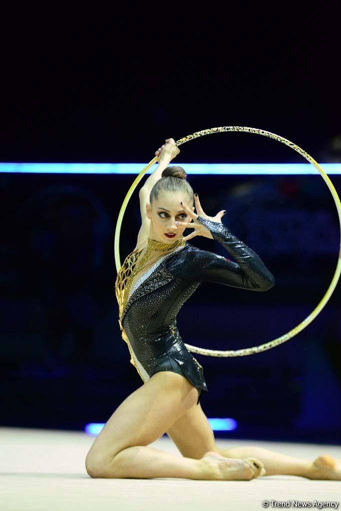 Bakıda bədii gimnastika üzrə 35-ci Avropa Çempionatının ikinci günü start götürüb (FOTO)