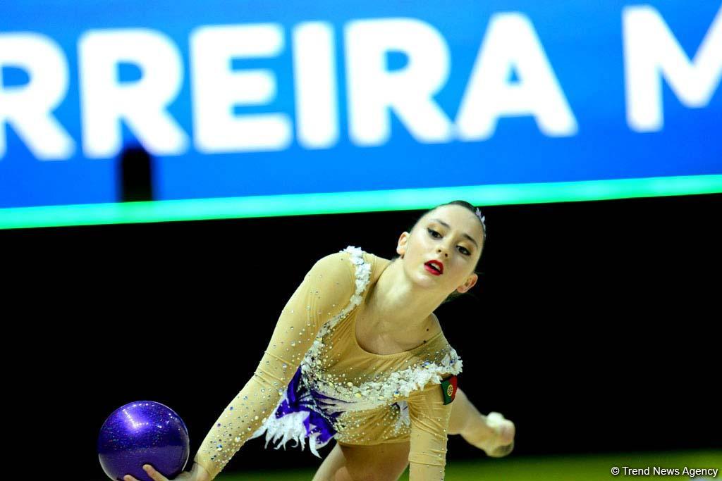 Bakıda bədii gimnastika üzrə 35-ci Avropa Çempionatının ikinci günü start götürüb (FOTO)