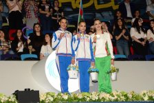 Bakıda bədii gimnastika üzrə Avropa çempionatının fərdi proqramı üzrə qaliblər mükafatlandırılıb