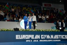 Bakıda bədii gimnastika üzrə Avropa çempionatının fərdi proqramı üzrə qaliblər mükafatlandırılıb