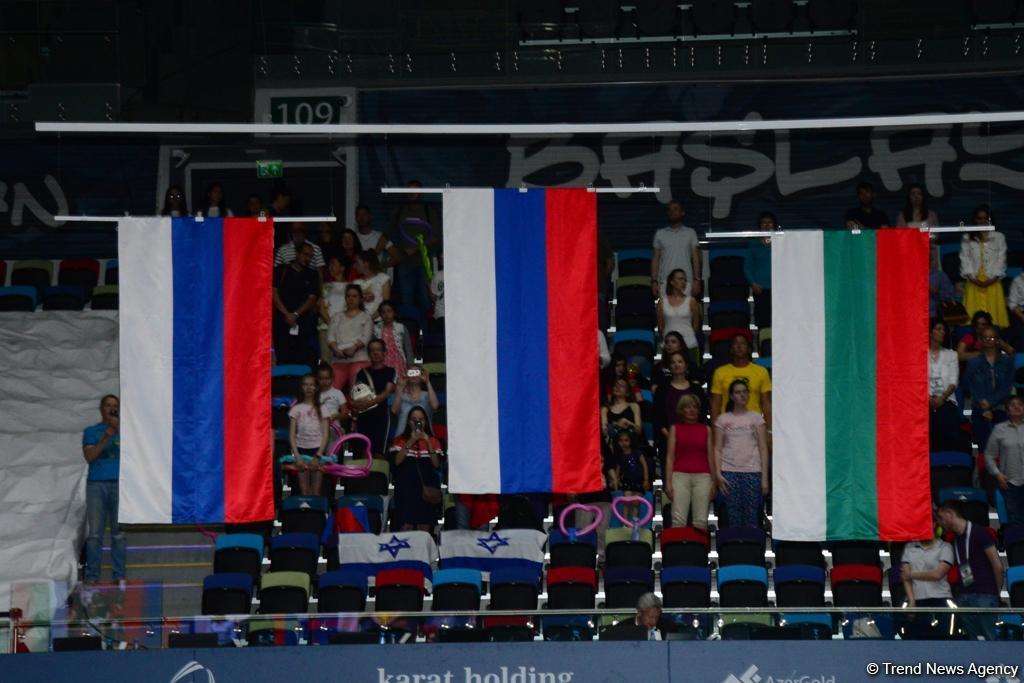 Bakıda bədii gimnastika üzrə Avropa çempionatının fərdi proqramı üzrə qaliblər mükafatlandırılıb