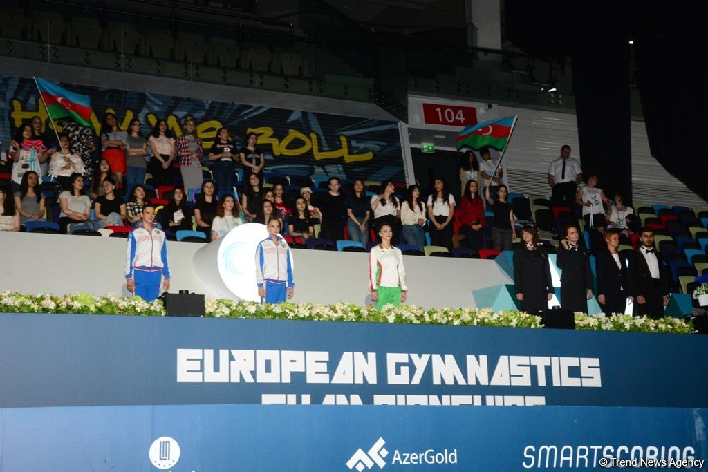 Bakıda bədii gimnastika üzrə Avropa çempionatının fərdi proqramı üzrə qaliblər mükafatlandırılıb