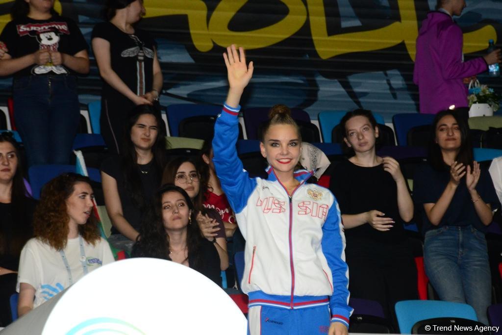 Bakıda bədii gimnastika üzrə Avropa çempionatının fərdi proqramı üzrə qaliblər mükafatlandırılıb