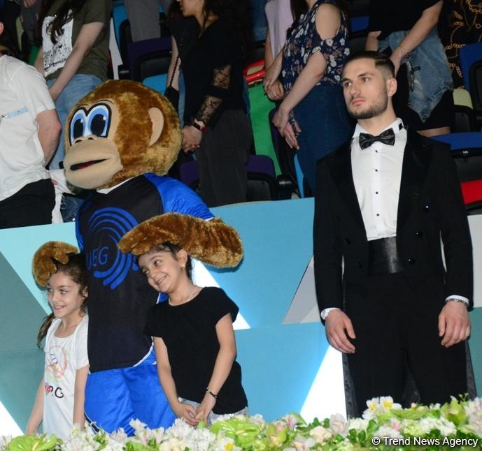 Bakıda bədii gimnastika üzrə Avropa çempionatının fərdi proqramı üzrə qaliblər mükafatlandırılıb