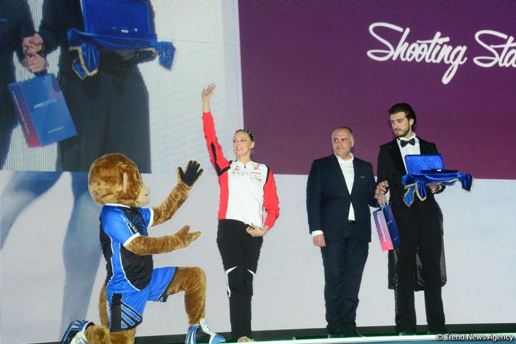 Bakıda bədii gimnastika üzrə Avropa çempionatının fərdi proqramı üzrə qaliblər mükafatlandırılıb