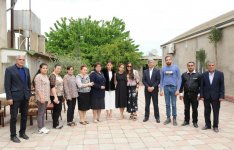 Azərbaycanın Birinci vitse-prezidenti Mehriban Əliyeva Bakının Kürdəxanı qəsəbəsində olub (FOTO)
