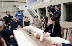 Azərbaycanın Birinci vitse-prezidenti Mehriban Əliyeva Bakının Kürdəxanı qəsəbəsində olub (FOTO)