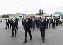 Prezident İlham Əliyev Sabunçu dəmir yolu vağzalı kompleksinin açılışında iştirak edib (YENİLƏNİB) (FOTO)