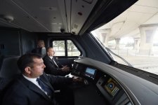 Prezident İlham Əliyev Sabunçu dəmir yolu vağzalı kompleksinin açılışında iştirak edib (YENİLƏNİB) (FOTO)