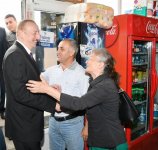 Prezident İlham Əliyev Sabunçu dəmir yolu vağzalı kompleksinin açılışında iştirak edib (YENİLƏNİB) (FOTO)