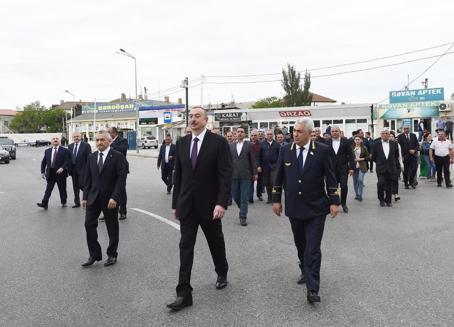 Prezident İlham Əliyev Sabunçu dəmir yolu vağzalı kompleksinin açılışında iştirak edib (YENİLƏNİB) (FOTO)