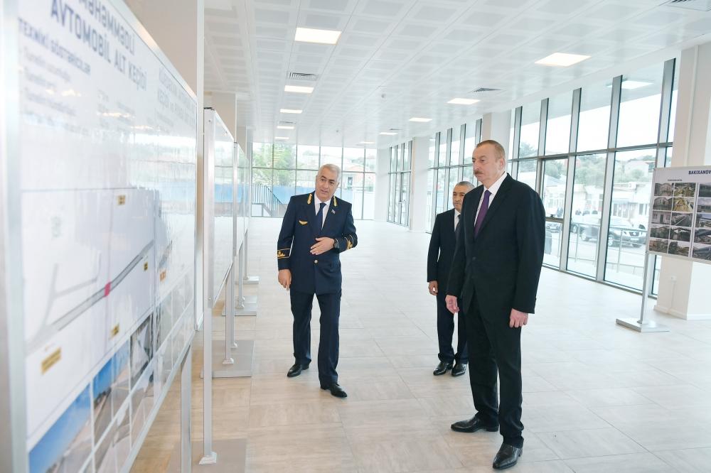 Prezident İlham Əliyev Sabunçu dəmir yolu vağzalı kompleksinin açılışında iştirak edib (YENİLƏNİB) (FOTO)