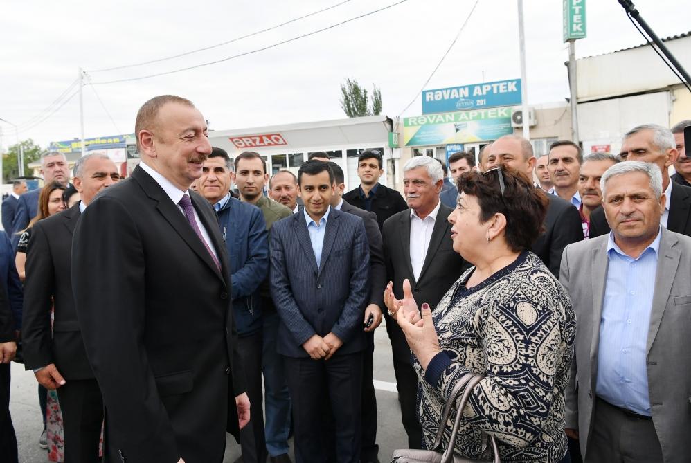 Prezident İlham Əliyev Sabunçu dəmir yolu vağzalı kompleksinin açılışında iştirak edib (YENİLƏNİB) (FOTO)