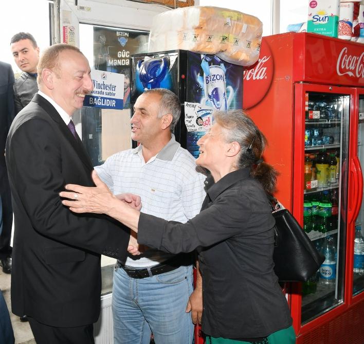 Prezident İlham Əliyev Sabunçu dəmir yolu vağzalı kompleksinin açılışında iştirak edib (YENİLƏNİB) (FOTO)