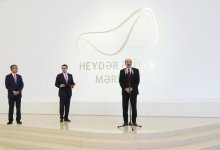 Heydər Əliyev Fondunun vitse-prezidenti Leyla Əliyeva dünya şöhrətli rəssam Zurab Seretelinin sərgisinin açılış mərasimində iştirak edib (FOTO)