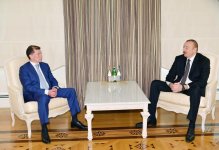 Prezident İlham Əliyev Rusiyanın Əmək və Sosial Müdafiə nazirini qəbul edib (YENİLƏNİB) (FOTO)