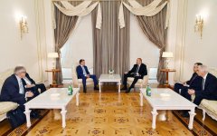 Prezident İlham Əliyev Rusiyanın Əmək və Sosial Müdafiə nazirini qəbul edib (YENİLƏNİB) (FOTO)