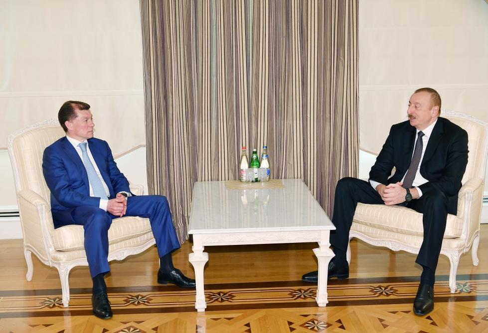 Prezident İlham Əliyev Rusiyanın Əmək və Sosial Müdafiə nazirini qəbul edib (YENİLƏNİB) (FOTO)