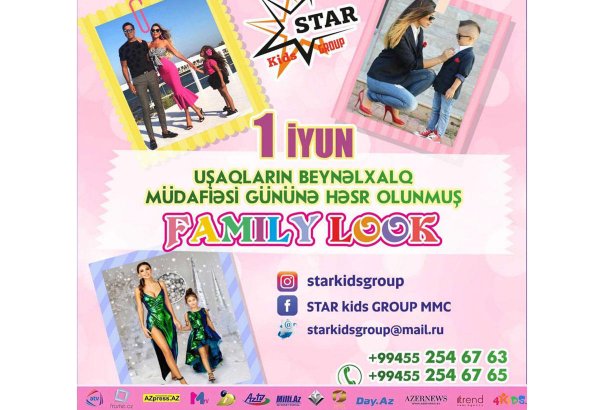 Valideyn və uşaqlar “Family Look 2019”da podiuma çıxacaqlar (VİDEO)