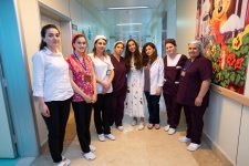 Heydər Əliyev Fondunun vitse-prezidenti Leyla Əliyeva Milli Onkologiya Mərkəzinin Uşaq Klinikasında olub (FOTO)