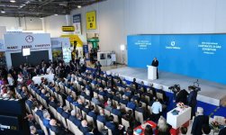Prezident İlham Əliyev XXVI Beynəlxalq “Xəzər Neft və Qaz-2019” sərgi və konfransının açılışında iştirak edib (YENİLƏNİB) (FOTO)