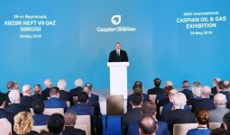 Prezident İlham Əliyev XXVI Beynəlxalq “Xəzər Neft və Qaz-2019” sərgi və konfransının açılışında iştirak edib (YENİLƏNİB) (FOTO)
