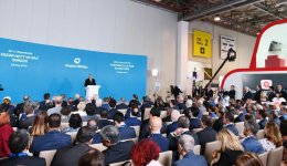 Prezident İlham Əliyev XXVI Beynəlxalq “Xəzər Neft və Qaz-2019” sərgi və konfransının açılışında iştirak edib (YENİLƏNİB) (FOTO)