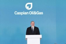 Prezident İlham Əliyev XXVI Beynəlxalq “Xəzər Neft və Qaz-2019” sərgi və konfransının açılışında iştirak edib (YENİLƏNİB) (FOTO)
