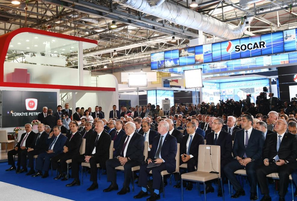 Prezident İlham Əliyev XXVI Beynəlxalq “Xəzər Neft və Qaz-2019” sərgi və konfransının açılışında iştirak edib (YENİLƏNİB) (FOTO)