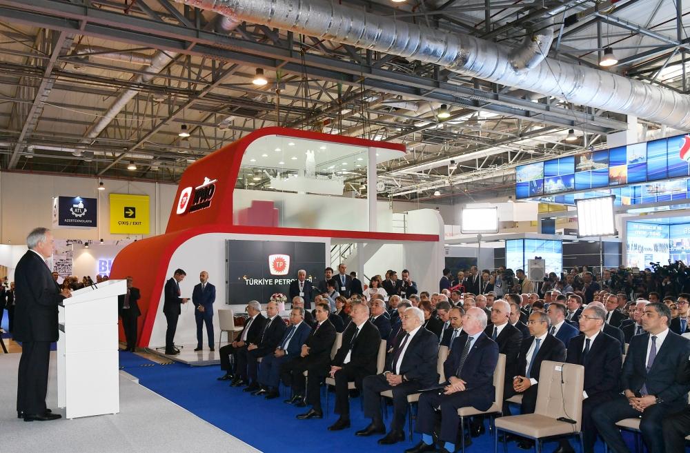 Prezident İlham Əliyev XXVI Beynəlxalq “Xəzər Neft və Qaz-2019” sərgi və konfransının açılışında iştirak edib (YENİLƏNİB) (FOTO)