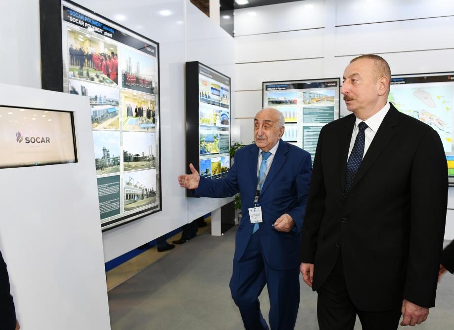 Prezident İlham Əliyev XXVI Beynəlxalq “Xəzər Neft və Qaz-2019” sərgi və konfransının açılışında iştirak edib (YENİLƏNİB) (FOTO)