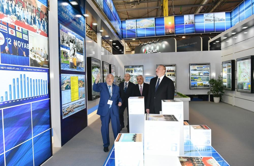 Prezident İlham Əliyev XXVI Beynəlxalq “Xəzər Neft və Qaz-2019” sərgi və konfransının açılışında iştirak edib (YENİLƏNİB) (FOTO)