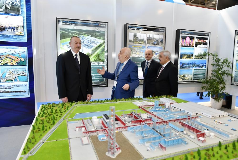 Prezident İlham Əliyev XXVI Beynəlxalq “Xəzər Neft və Qaz-2019” sərgi və konfransının açılışında iştirak edib (YENİLƏNİB) (FOTO)