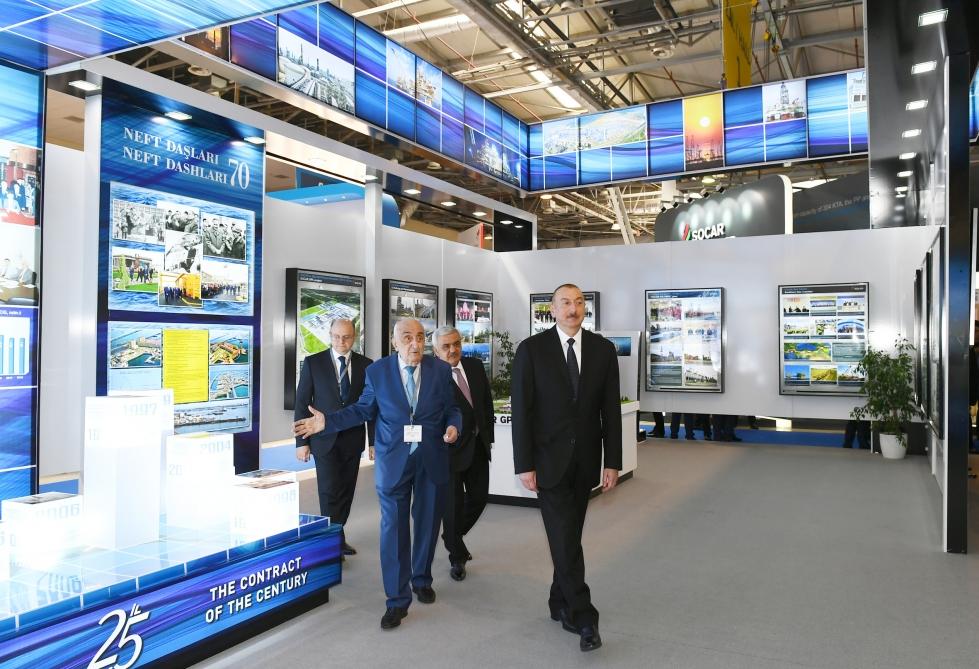 Prezident İlham Əliyev XXVI Beynəlxalq “Xəzər Neft və Qaz-2019” sərgi və konfransının açılışında iştirak edib (YENİLƏNİB) (FOTO)
