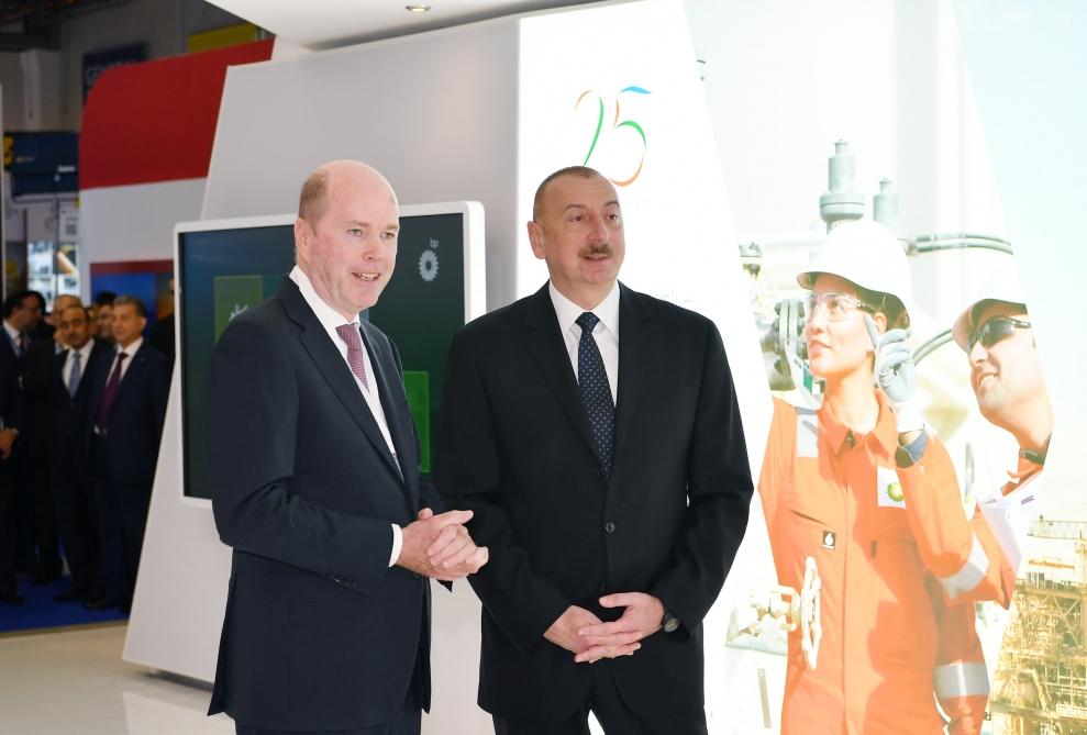 Prezident İlham Əliyev XXVI Beynəlxalq “Xəzər Neft və Qaz-2019” sərgi və konfransının açılışında iştirak edib (YENİLƏNİB) (FOTO)