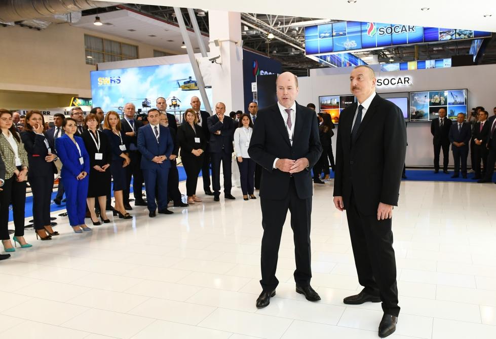 Prezident İlham Əliyev XXVI Beynəlxalq “Xəzər Neft və Qaz-2019” sərgi və konfransının açılışında iştirak edib (YENİLƏNİB) (FOTO)
