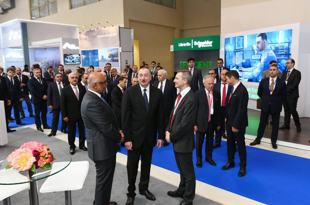 Prezident İlham Əliyev XXVI Beynəlxalq “Xəzər Neft və Qaz-2019” sərgi və konfransının açılışında iştirak edib (YENİLƏNİB) (FOTO)