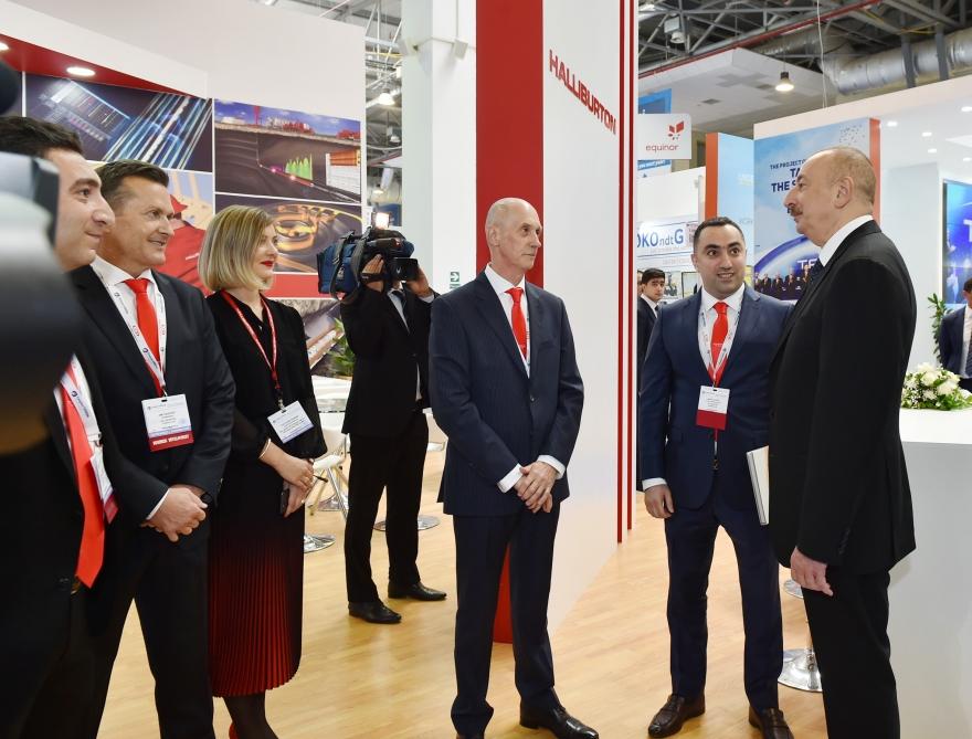 Prezident İlham Əliyev XXVI Beynəlxalq “Xəzər Neft və Qaz-2019” sərgi və konfransının açılışında iştirak edib (YENİLƏNİB) (FOTO)
