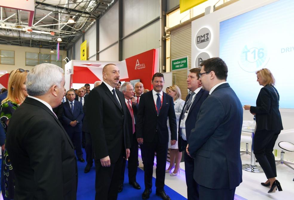 Prezident İlham Əliyev XXVI Beynəlxalq “Xəzər Neft və Qaz-2019” sərgi və konfransının açılışında iştirak edib (YENİLƏNİB) (FOTO)