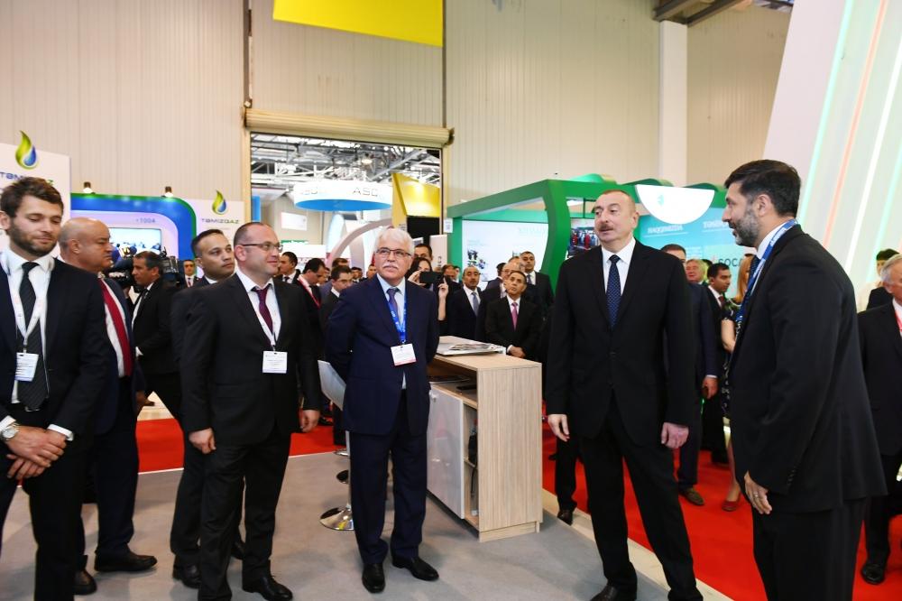 Prezident İlham Əliyev XXVI Beynəlxalq “Xəzər Neft və Qaz-2019” sərgi və konfransının açılışında iştirak edib (YENİLƏNİB) (FOTO)