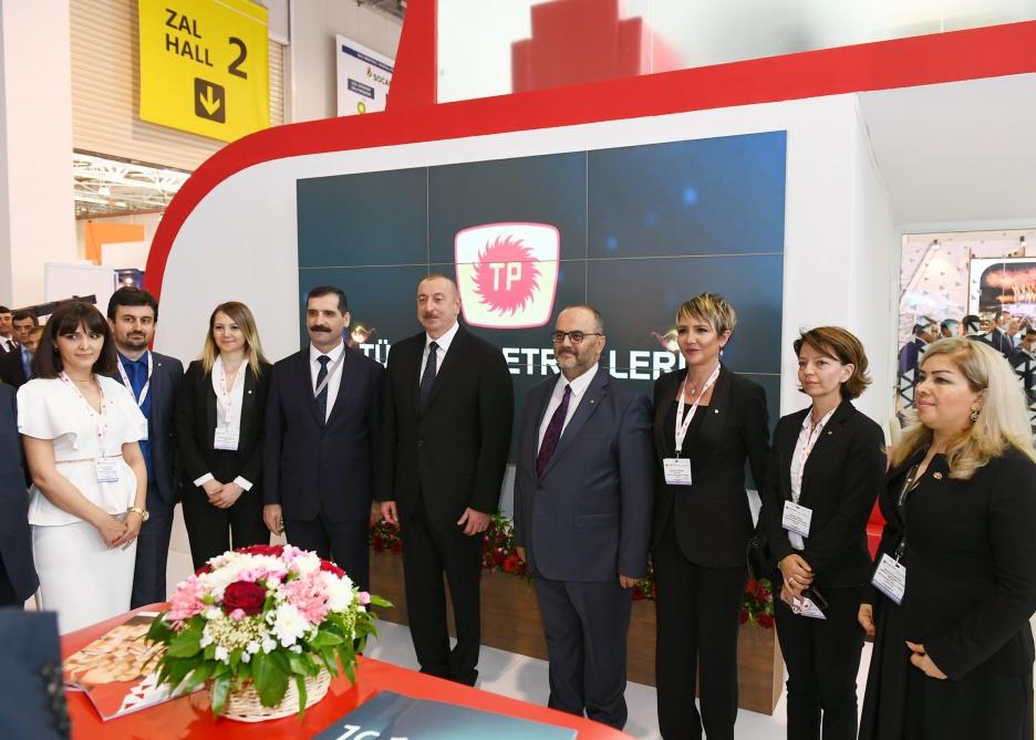 Prezident İlham Əliyev XXVI Beynəlxalq “Xəzər Neft və Qaz-2019” sərgi və konfransının açılışında iştirak edib (YENİLƏNİB) (FOTO)