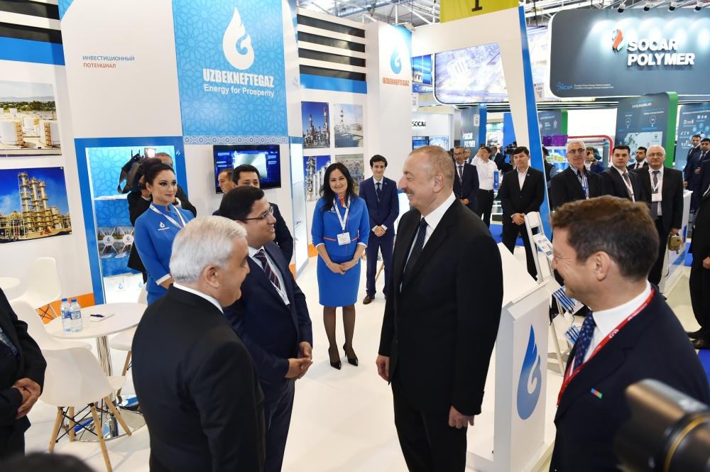 Prezident İlham Əliyev XXVI Beynəlxalq “Xəzər Neft və Qaz-2019” sərgi və konfransının açılışında iştirak edib (YENİLƏNİB) (FOTO)