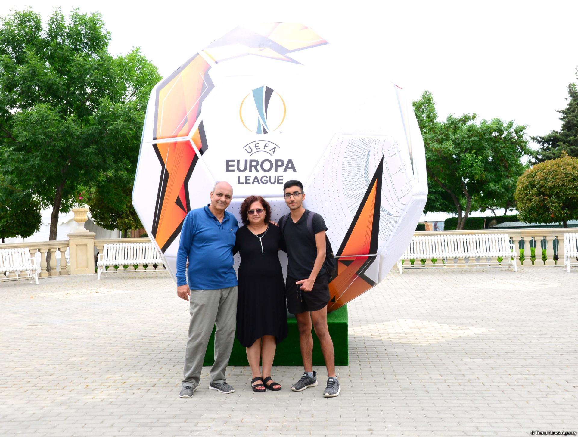 Bakıda UEFA Avropa Liqasının final qarşılaşmasına saatlar qalır (FOTO)