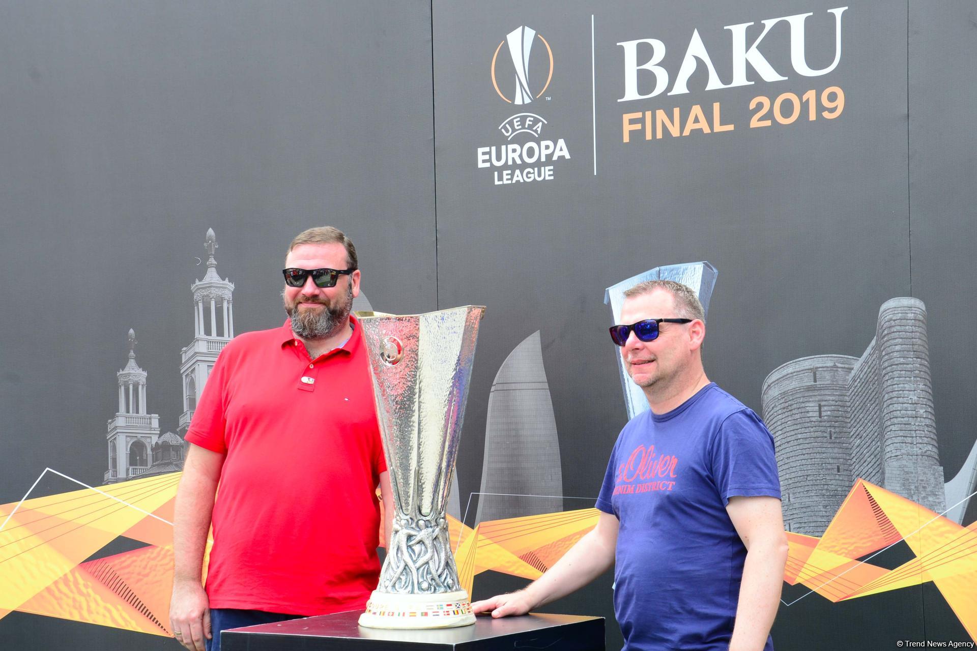 Bakıda UEFA Avropa Liqasının final qarşılaşmasına saatlar qalır (FOTO)