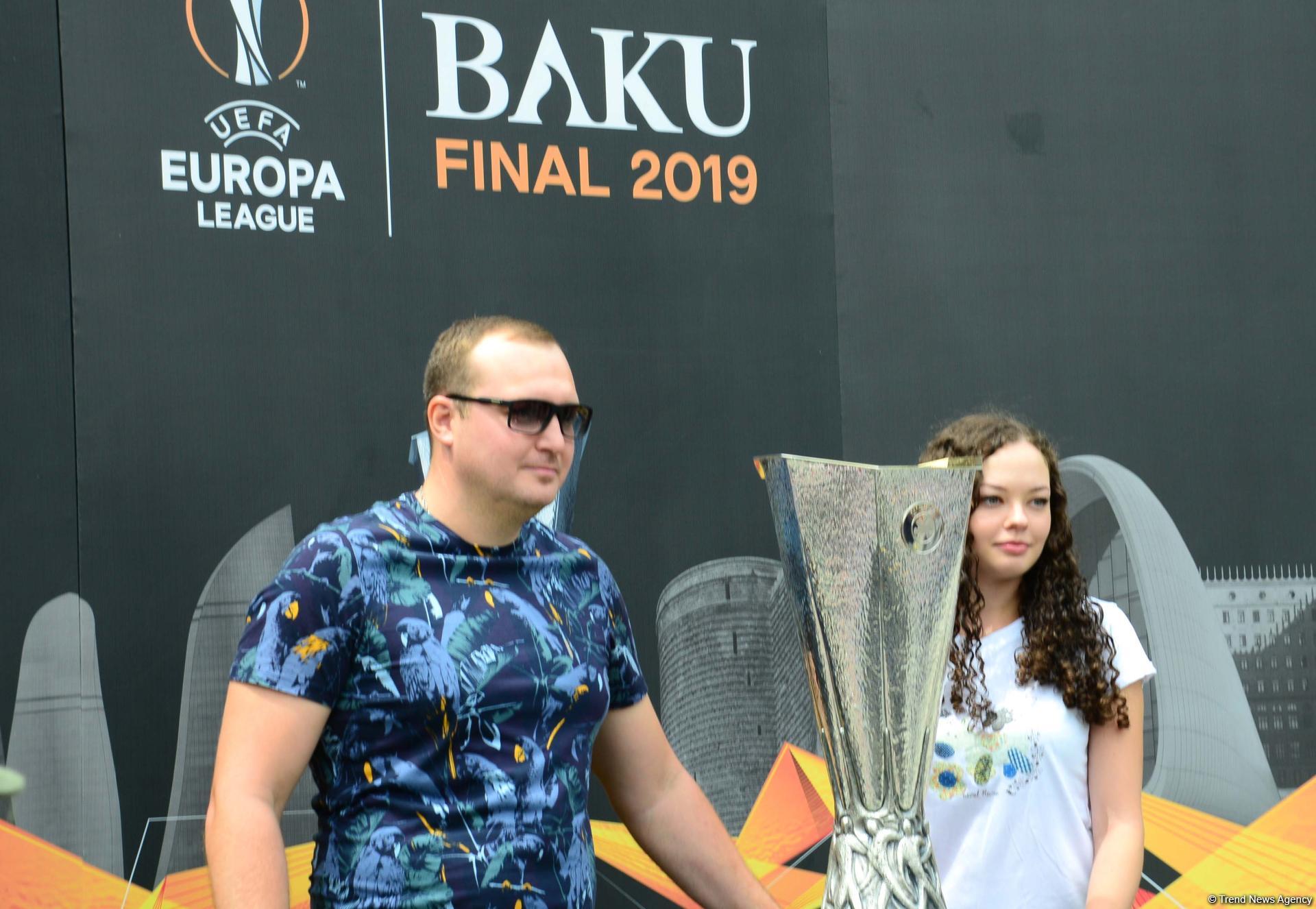 Bakıda UEFA Avropa Liqasının final qarşılaşmasına saatlar qalır (FOTO)