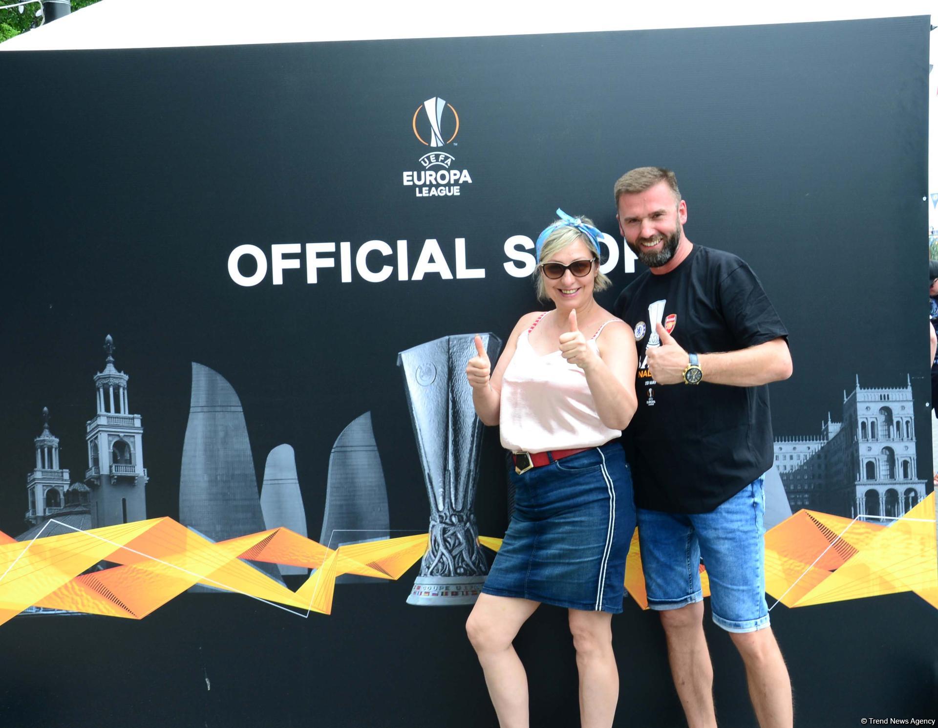 Bakıda UEFA Avropa Liqasının final qarşılaşmasına saatlar qalır (FOTO)